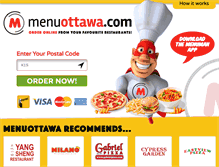 Tablet Screenshot of menuottawa.com